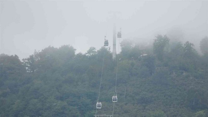 Boztepe’de Sis Manzarası