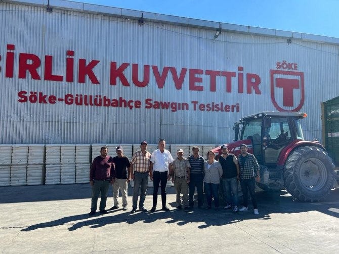 Söke Tari̇ş 22 Milyon Kilogram Pamuk Alımı Yaptı
