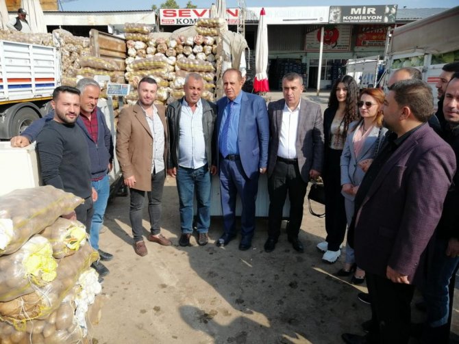 Beyaz Listeden Sebze Hali Esnafına Ziyaret