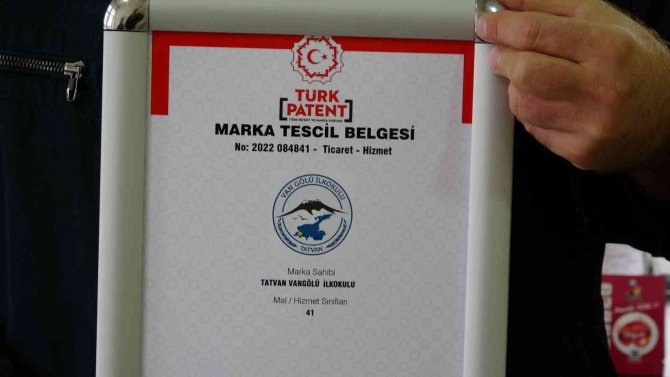 Van Gölü İ̇lkokulu Kentin İlk Marka Tescilli Okulu Oldu