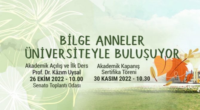 Dpü’de “Anne Üniversitesi” İsimli Proje İkinci Kez Başlıyor