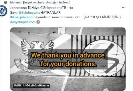 St. Johnstone Taraftarı Es Es İçin Harekete Geçti