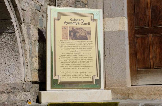 Gümüşhane’deki Tarihi Ayasofya Camii’nin Adı Değiştirildi