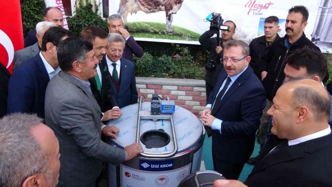Yozgat’ta 116 Adet Süt Soğutma Ve Depolama Tankı Dağıtıldı