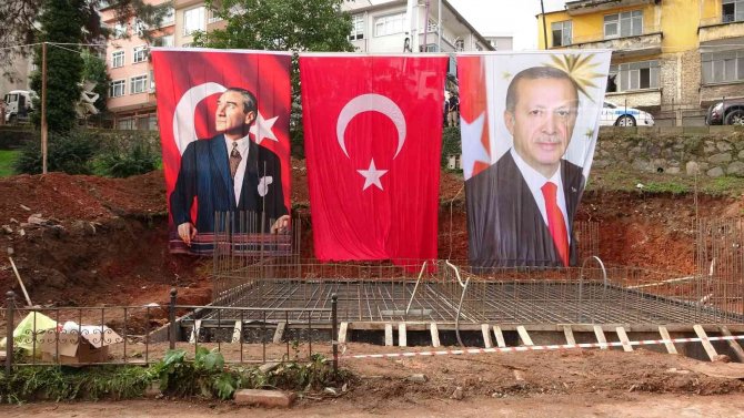 Ordu’da Muhtarlık Hizmet Binasının Temeli Atıldı