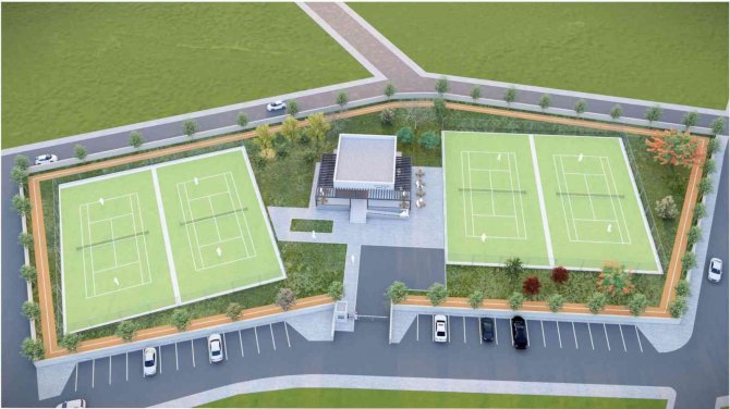 Ortaca’ya 4 Adet Tenis Kortu