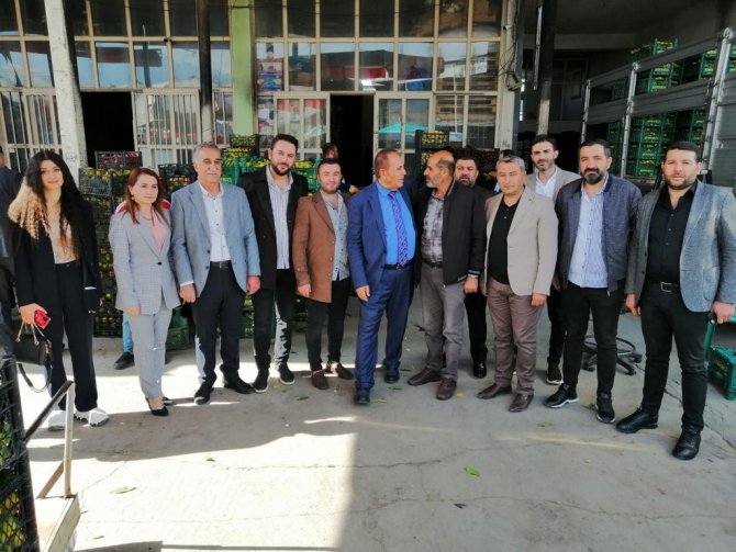 Beyaz Listeden Sebze Hali Esnafına Ziyaret