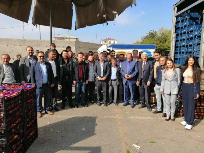 Beyaz Listeden Sebze Hali Esnafına Ziyaret