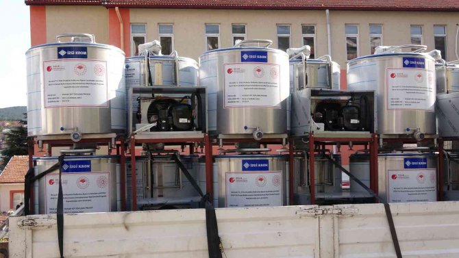 Yozgat’ta 116 Adet Süt Soğutma Ve Depolama Tankı Dağıtıldı