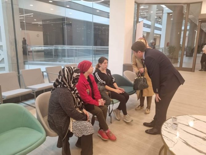 Ak Parti Grup Başkanvekili Tunç’tan Yaralı Maden İşçisine Ziyaret