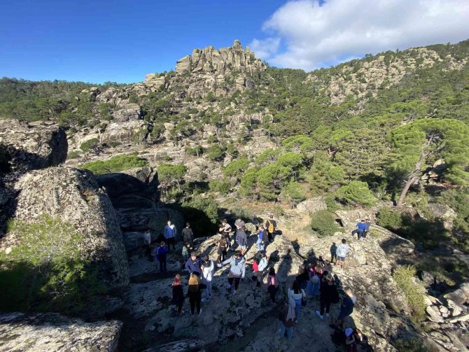 Öğrencilerden Tarihi Kırk Merdiven Yürüyüşü