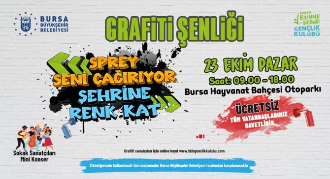 Bursa’ya Renk Katmaya Hazır Mısınız?