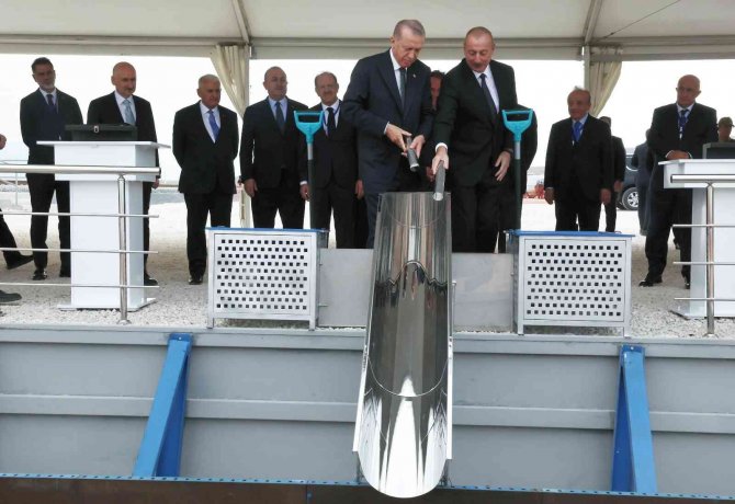 Cumhurbaşkanı Erdoğan, Kumlak Tren İ̇stasyonu Temel Atma Törenine Katıldı