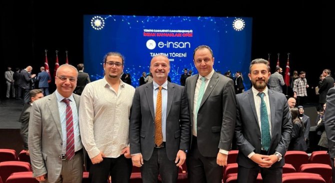Dpü Cumhurbaşkanlığı E-i̇nsan Projesi Töreninde Temsil Edildi