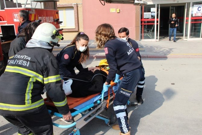 Evliya Çelebi Hastanesi’nde ’Kırmızı Kod Fiili Yangın Tatbikatı’ Gerçeği Aratmadı