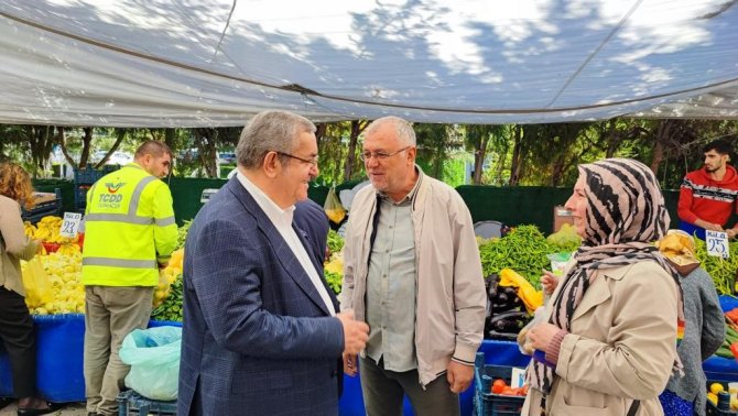 Reşat Erdoğan, Sıtmapınarı, Kiltepe Ve İ̇nönü Pazarlarını Gezdi