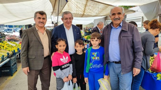 Reşat Erdoğan, Sıtmapınarı, Kiltepe Ve İ̇nönü Pazarlarını Gezdi