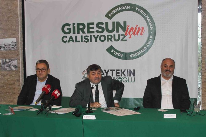 Giresun Belediye Başkanı Aytekin Şenlikoğlu, Görevdeki 3,5 Yılını Değerlendirdi