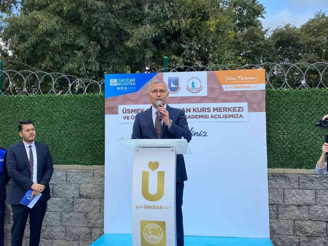 Üsküdar’da ‘Üsmek Mimar Sinan Kurs Merkezi’ Kapılarını Açtı