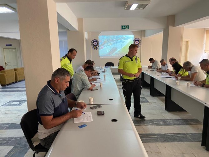 Muğla’da Trafik Ekiplerine Kaza Tutanağı Eğitimi