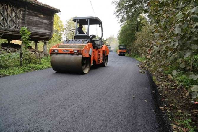 Ünye’ye Sıcak Asfalt Konforu