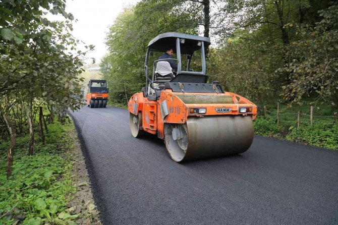 Ünye’ye Sıcak Asfalt Konforu