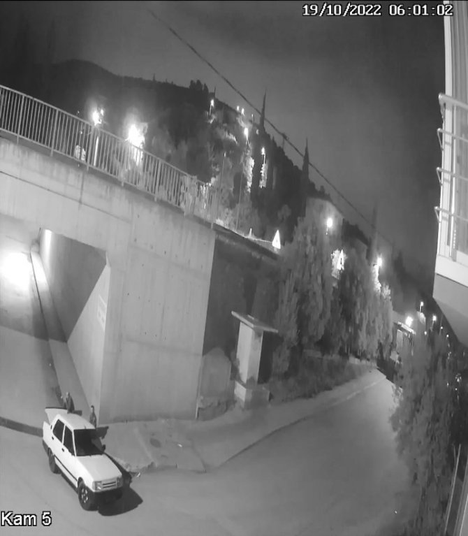 Bursa’da Hırsızlar Önce Güvenlik Kamerasının Açısını Değiştirdi, Sonra Çaldı