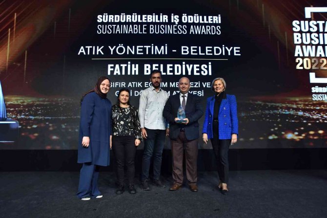 Fatih Belediyesi’nin Atık Çalışmalarına Bir Ödül Daha