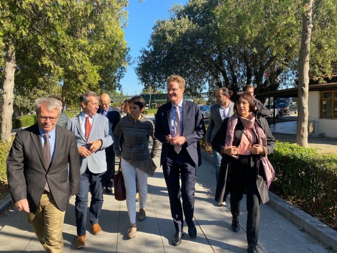 Avrupa Birliği Türkiye Delegasyonu Başkanı Büyükelçi Meyer-landrut, Troya Ören Yeri’ni Ziyaret Etti