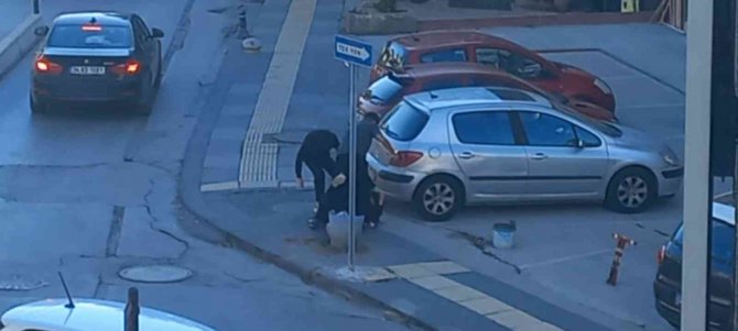 Başkent’te Liseli Öğrencilerin Silahlı Bıçaklı Kavgası Kamerada