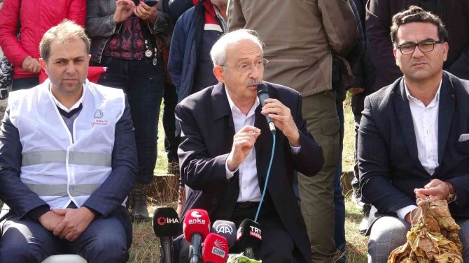 Chp Lideri Kılıçdaroğlu, Eski Sigara Fabrikası Arazisinde Konuştu