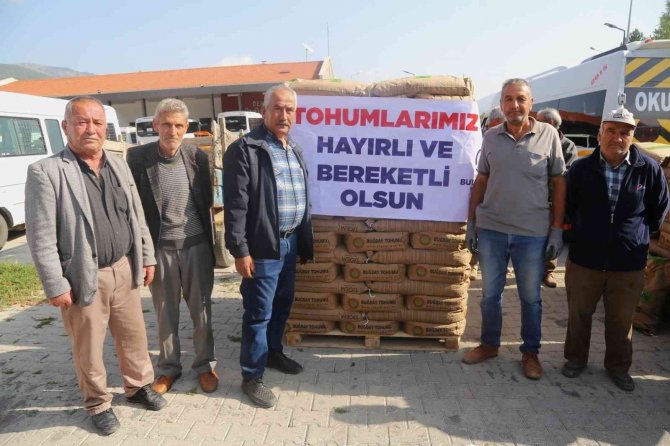 Büyükşehirden Çameli’li Çiftçilere Tohum Desteği