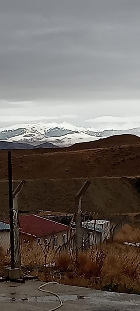 Horasan Dağları Beyaza Büründü