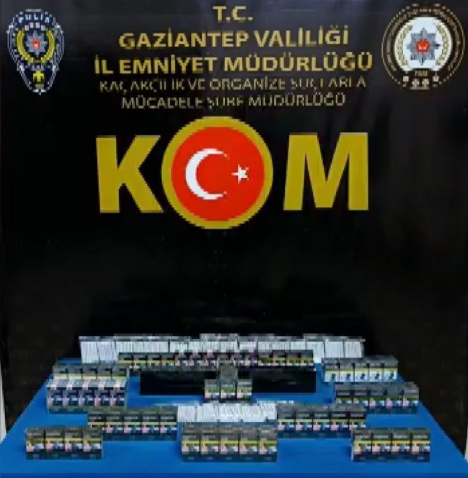 Gaziantep’te Kaçak Sigara Operasyonu: 3 Gözaltı