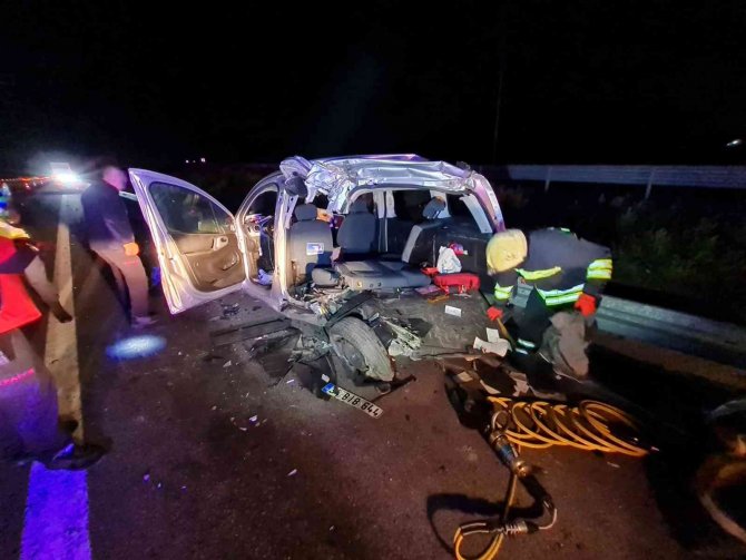 Kuzey Marmara Otoyolu’nda Kaza: Biri Ağır 2 Yaralı