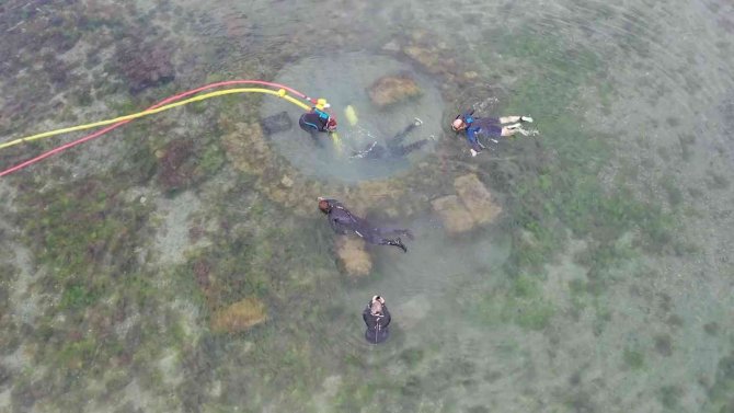 Marmara Denizi’ndeki Batık Kibatos Kalesi’nin Keşfi İçin Tarihi Dalışlar