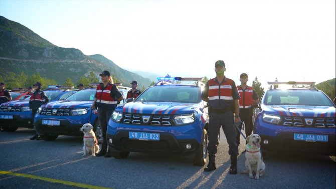 Muğla İ̇l Jandarma’nın 48 Yeni Aracı Tanıtıldı