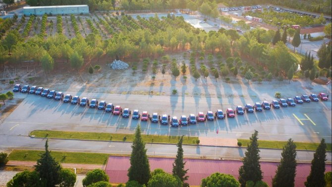 Muğla İ̇l Jandarma’nın 48 Yeni Aracı Tanıtıldı