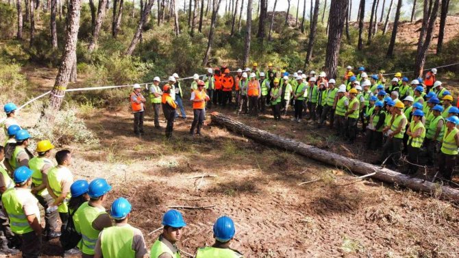 Muğla Orman Bölge Müdürlüğü’nde Üretim Tatbikatı
