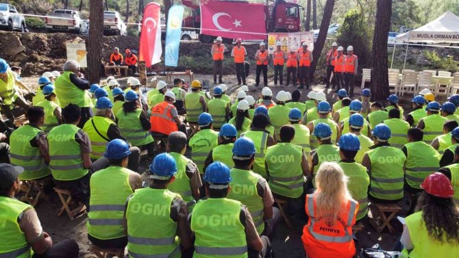Muğla Orman Bölge Müdürlüğü’nde Üretim Tatbikatı