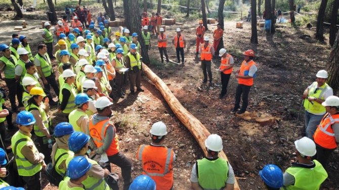 Muğla Orman Bölge Müdürlüğü’nde Üretim Tatbikatı