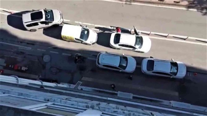 Trafikte Gergin Anlar