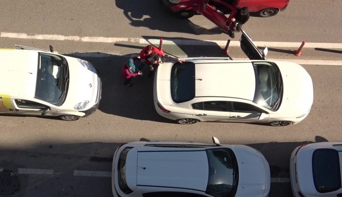 Trafikte Gergin Anlar