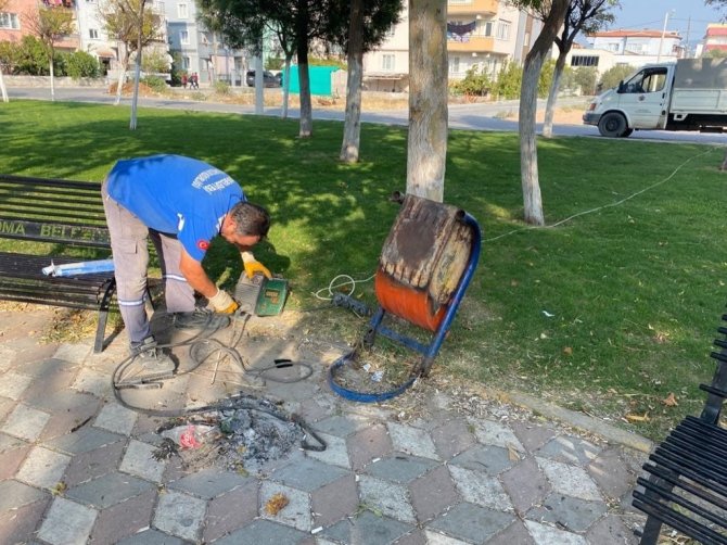 Soma Belediyesi İlçeyi Yeşillendiriyor