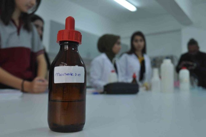 Meslek Liseliler Ürettikleri Çiçeklerden Parfüm Geliştirdi