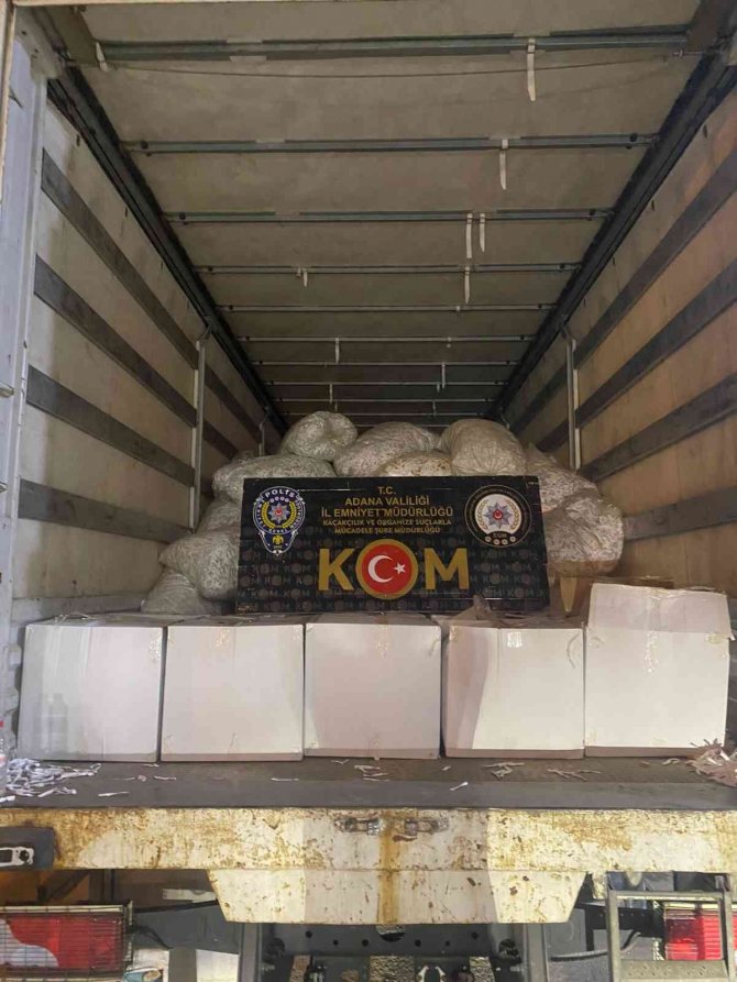 Adana’da Kaçakçılık Operasyonu