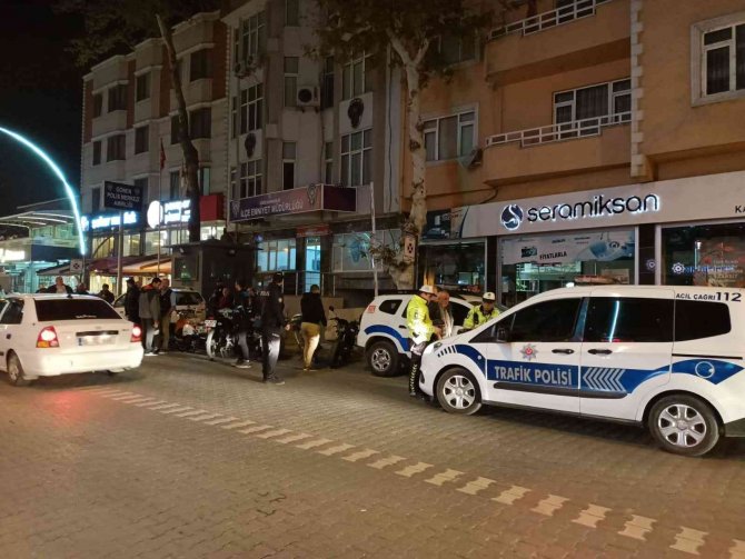 Gönen’de Motosiklet Sürücülerine Denetim