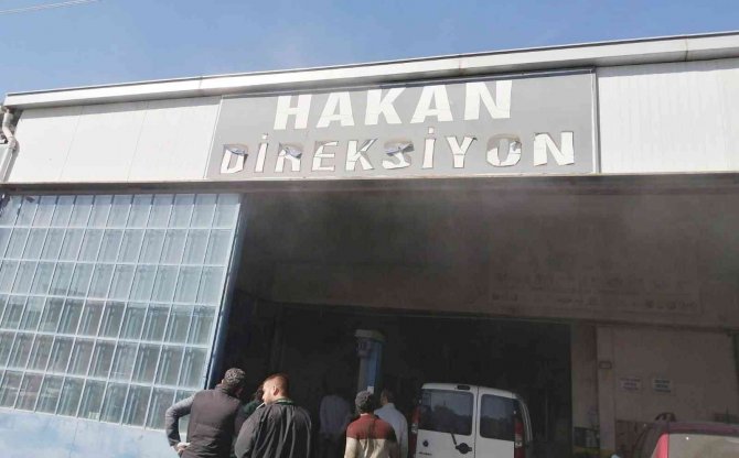 Sanayi Sitesinde Korkutan Yangın