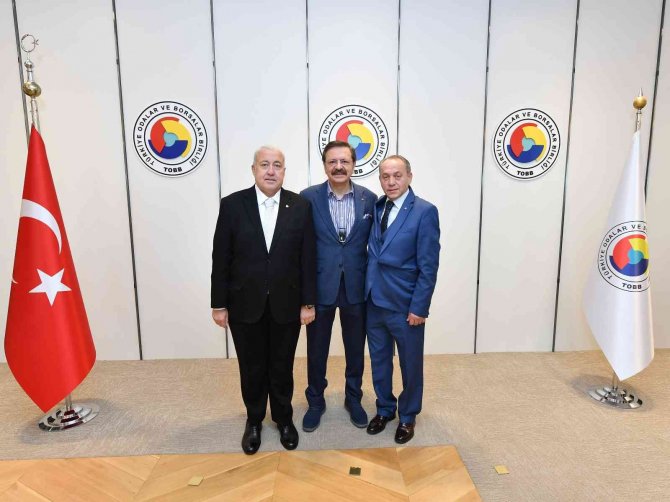 Çarşamba Ticaret Borsası’ndan Hisarcıklıoğlu’na Ziyaret