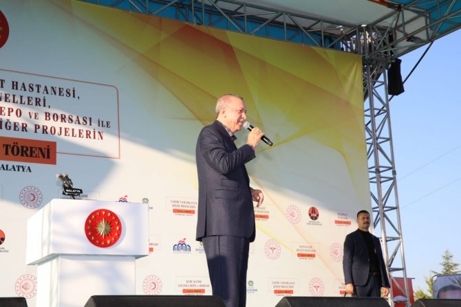 Cumhurbaşkanı Erdoğan Malatya’da Toplu Açılış Törenine Katıldı
